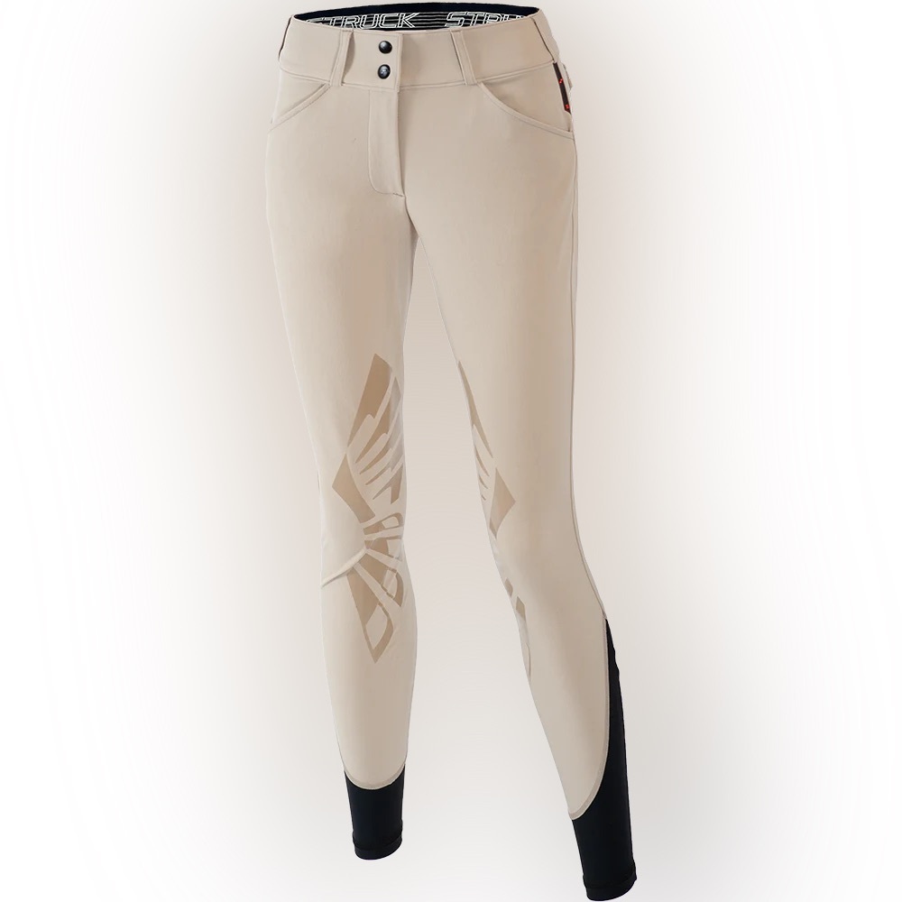 Struck Apparel 50 Series hEQ Breeches in Tan Beige Show English Equestrian